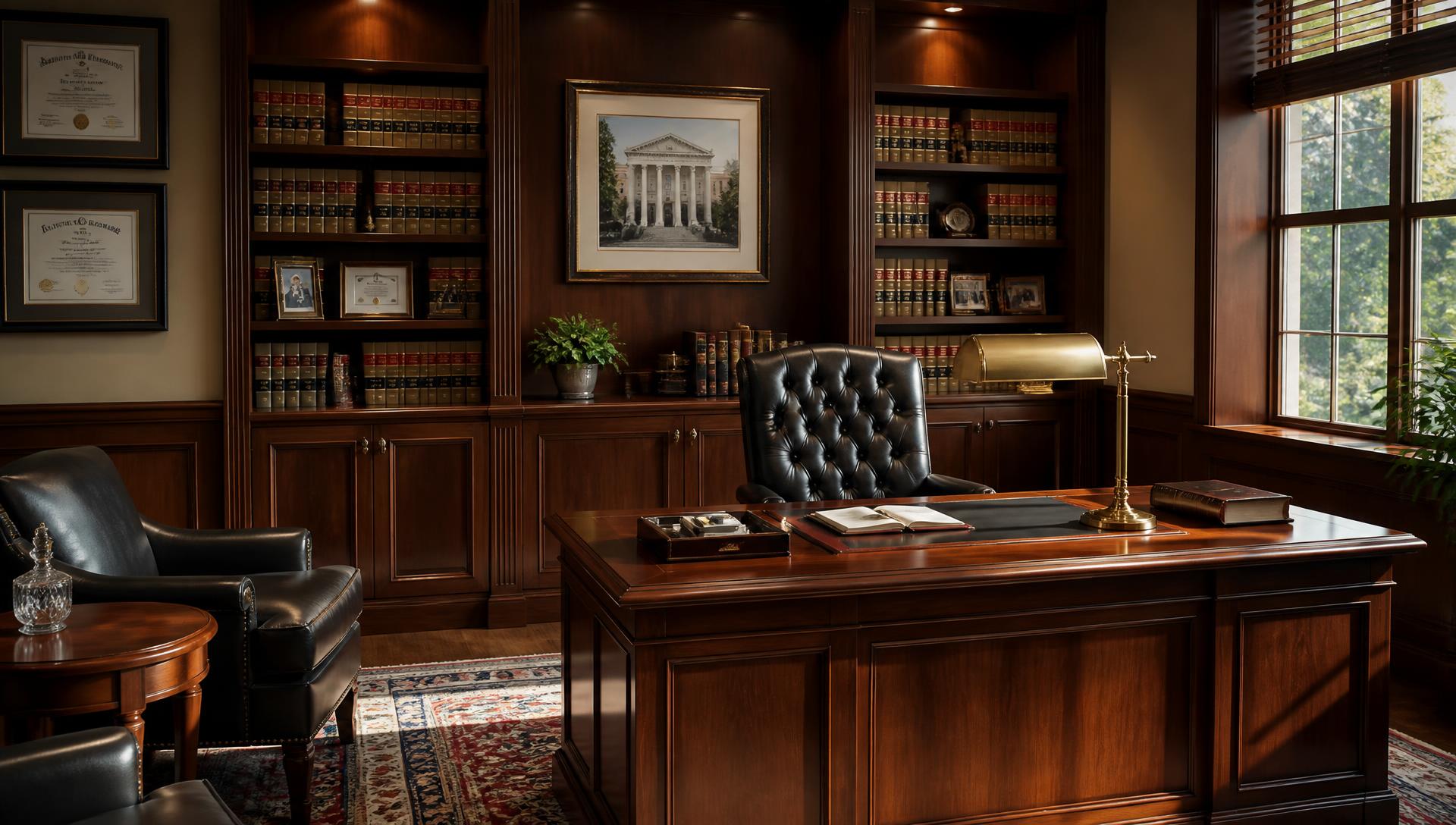 Professional law firm office interior